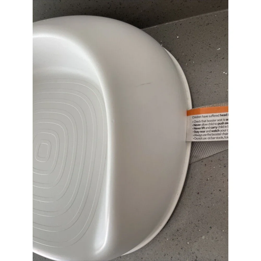 BabyBjörn Booster Seat 069021US White For Toddlers Using Existing Dining Chair - Picture 2 of 16